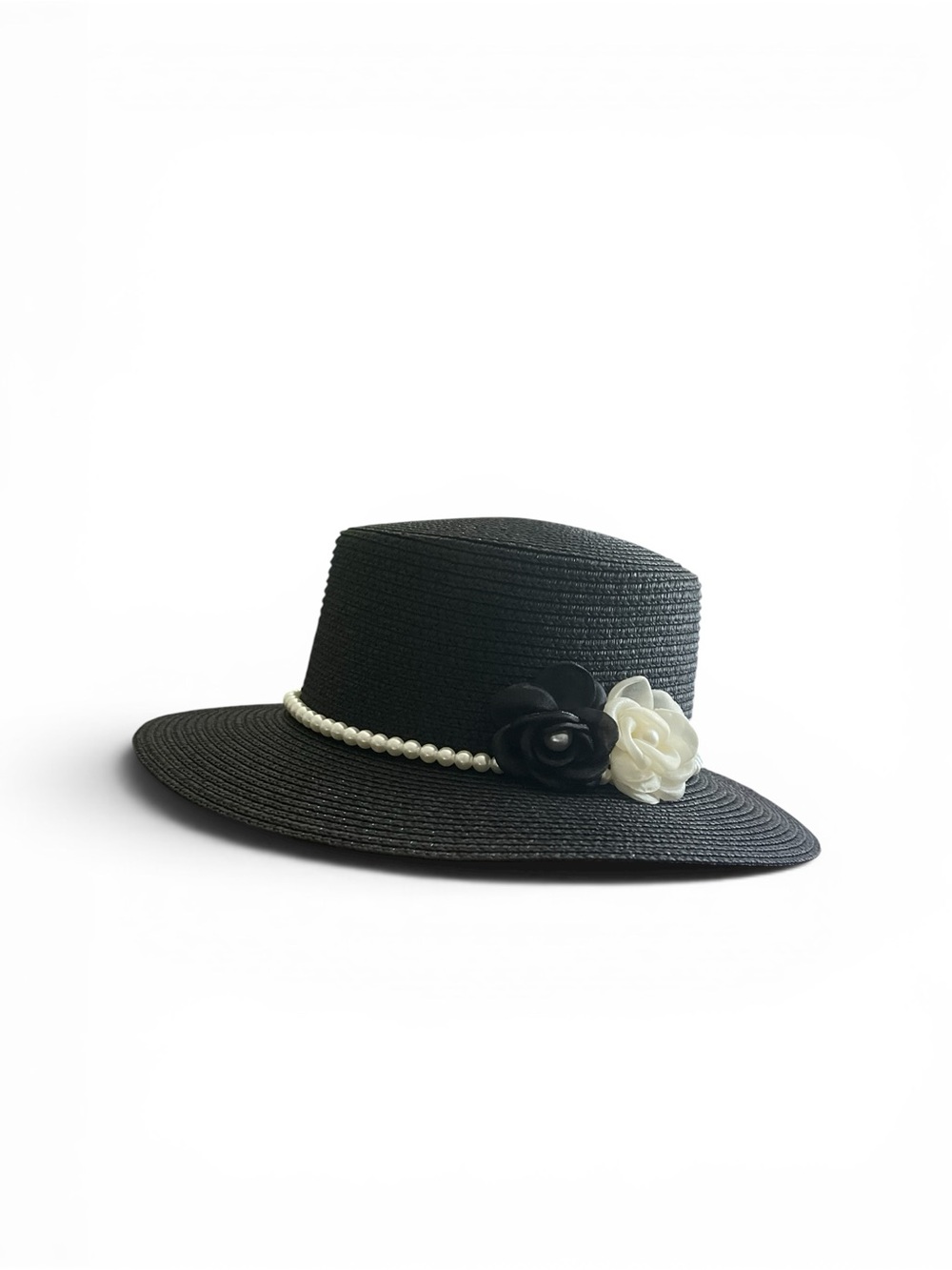 PEARLS AND ROSES SUMMER STYLISH HAT